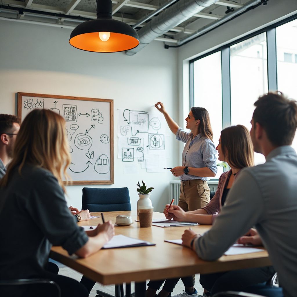 Team collaboration meeting