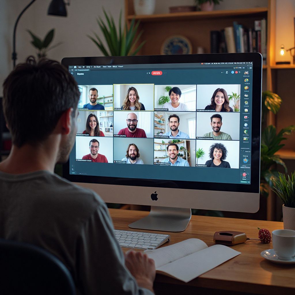 Online creative session